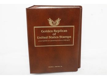 Golden Replicas Of United States Stamps - Proof Replicas On A Surface Of 22kt Gold