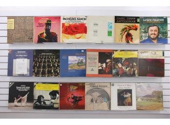 Lot Of Vintage LP 33 Vinyl Record Albums - Mainly Classical Music