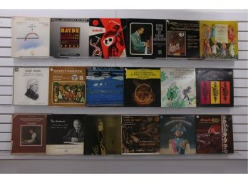 Lot Of Vintage LP 33 Vinyl Record Albums - Mainly Classical Music