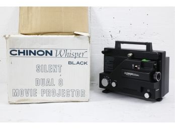 Vintage Chinon Whisper Model 727 Dual 8 Film Movie Projector