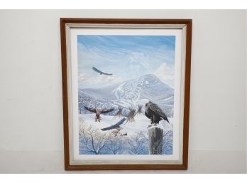 Hunter Mountain By Eli Thomas Pencil Signed Print