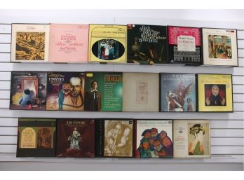 Lot Of Vintage LP 33 Vinyl MULTI SET BOX Record Albums - Mainly Classical OPERA Music