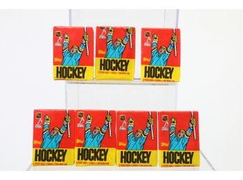 Lot Of 7 -1987 Topps Hockey Wax Pack