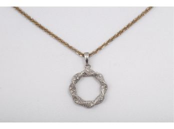 20' Sterling Silver Modern Design Ladies Necklace