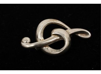 Sterling Silver Designer Ladies  Pin