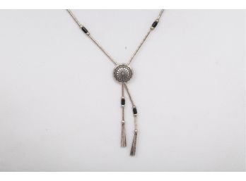 16' American Indian  Sterling Silver Ladies Necklace