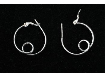 Sterling Silver .925 Ladies Designer Earrings