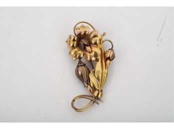 Vintage Gold Filled Ladies Pin/brooch