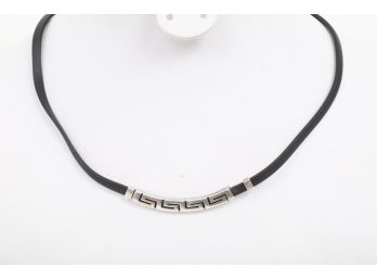 17' Sterling Silver Modern Design Ladies Necklace