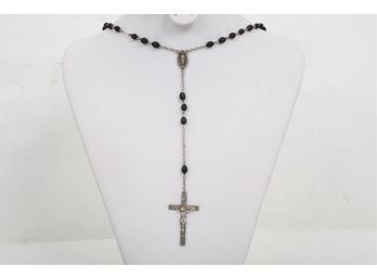 Vintage Sterling Silver Catholic Rosary