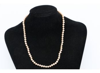 17.5' 14 Kt Gold Real Pearls Ladies Necklace