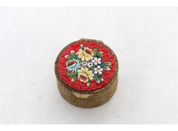 Vintage Micro Mosaic Pillbox