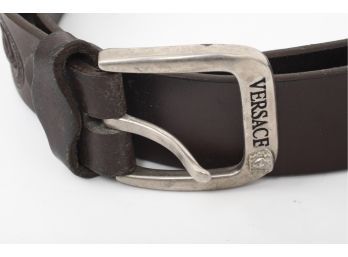 Authentic Versace Leather Belt