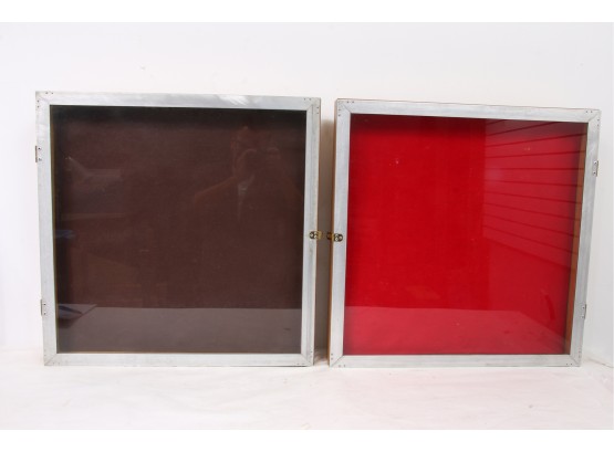 Pair Of Display Cases - Great For Shows, Flea Markets