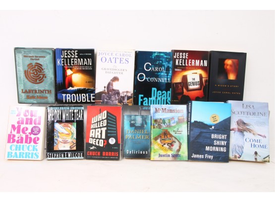 Group Of 13 Fiction Book Novels - All Signed By The Authors