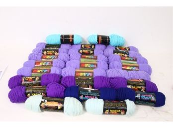 Large Lot Of KOLORKRAFT Knitting Yarn - NEW