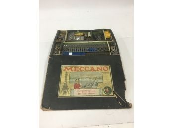 Vintage Meccano Engineering In Miniature Toy