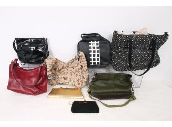 Group Of Ladies Handbags From Tignanello, Stone Mountain, Liz Claiborne & More