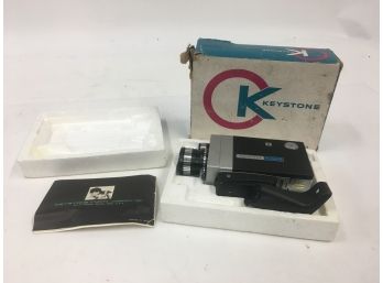 Vintage Keystone Super 8 K-615H  Movie Camera In Original Box
