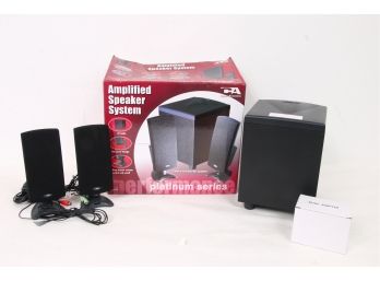 Amplified Speaker System 45 Watts - New Open Box