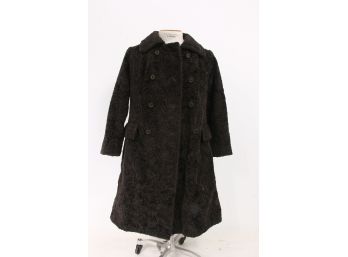 Vintage 1960's Faux Fur Swakara Bagdad By Fairmoor La France Ladies Coat