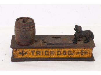 Antique Hubley Trick Dog Bank