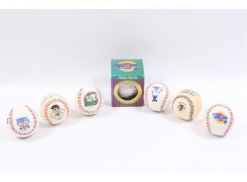 Group Of Commemorative Baseball Including Babe Ruth Don Mattingly Mickey Mantle Etc