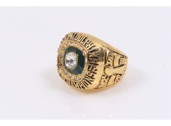 1972 Miami Dolphins 18k Gold Plated Super Bowl VII Championship Ring Size 11
