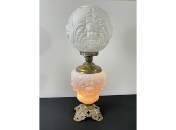 Cherub Face Gone With The Wind Lamp