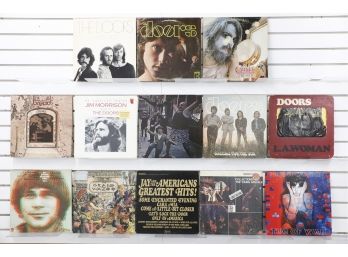 Lot Of Vintage LP 33 Vinyl Record Albums The Doors, Jim Morrison, Paul McCartney, Bread, Grand Wazoo,