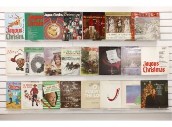 Lot Of Vintage LP 33 Vinyl Record Albums Christmas Music