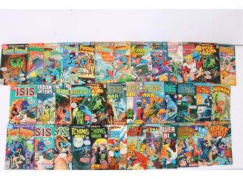 Large Lot Of DC Comics Including Superman, Batman, Isis, Justice Society & More