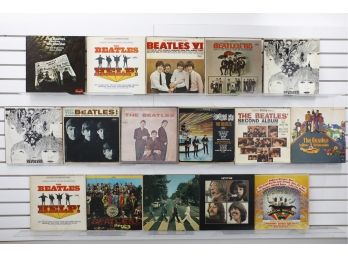 Large Lot Of Vintage LP 33 Vinyl Record Albums - THE BEATLES