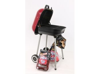 Portable BBQ Grill With Charcoals