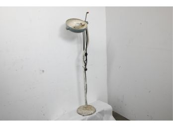 Vintage Medical Or Industrial Metal Floor Lamp