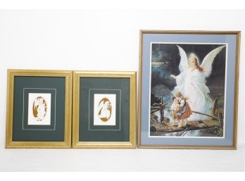 Group Of 3 Angel Prints