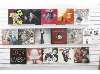 Lot Of Vintage LP 33 Vinyl Record Albums The Monkees, John Lennon, Cher, Oasis & More