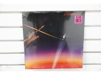 NEW SEALED Vintage LP 33 Vinyl Record Album By Supertramp 'famous Last Words'
