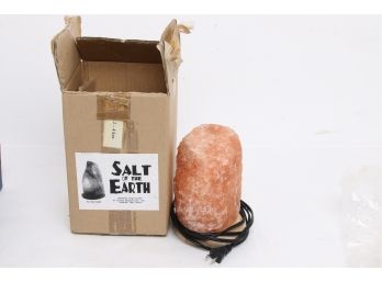 Vintage Salt Lamp 'salt Of The Earth'
