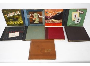 Lot Of Vintage 78 RPM MULTI-Record Albums Box Sets - Various Music Genre