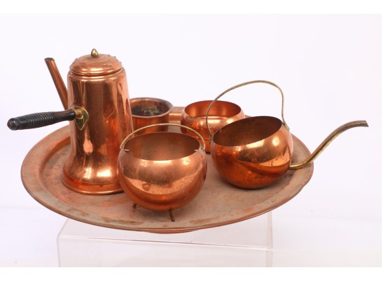Wonderful Collection Of Mid Century Coppercraft Guild Copperware Pieces
