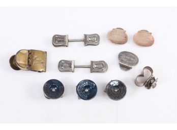 Interesting Lot Of 1800's Patented Fasteners