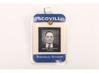 1940's Scovill Employee Badge