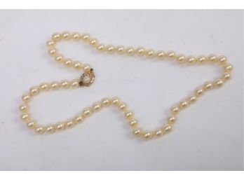 Hobe Majorca Spain Pearls Necklace With Case