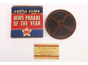 1945 Castle Films 'News Parade Of The Year' 16mm Film Reel