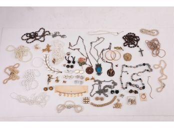 Vintage Costume Jewelry, Mostly Necklaces