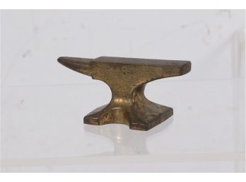 Vintage Miniature Brass Jewelers Anvil From Limbacher Paints