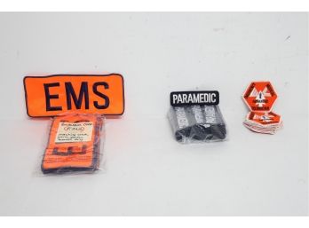 EMS, Paramedic, & EMT Advanced Embroidered Patches ~ New Old Stock