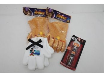 Avengers Thanos & Mickey Mouse Silicone Oven Mitts & Star Wars Pizza Cutter