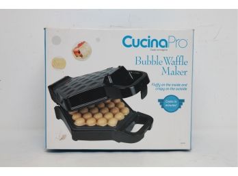 New - CucinaPro Bubble Waffle Maker